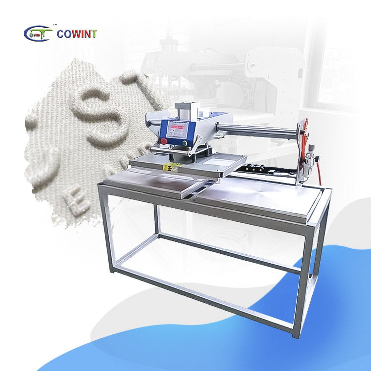 3D Effect Printing Silicone  Heat Press Embossing Machine