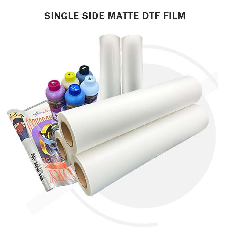 Custom Heat Transfer Single Side Matte DTF Film