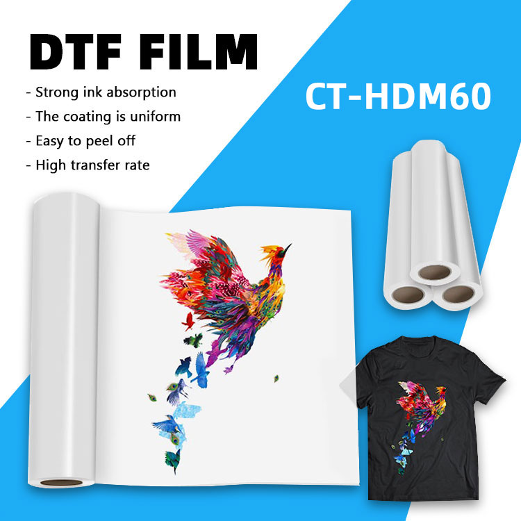 High rubbing fastness double Matte DTF film CT-HDM60