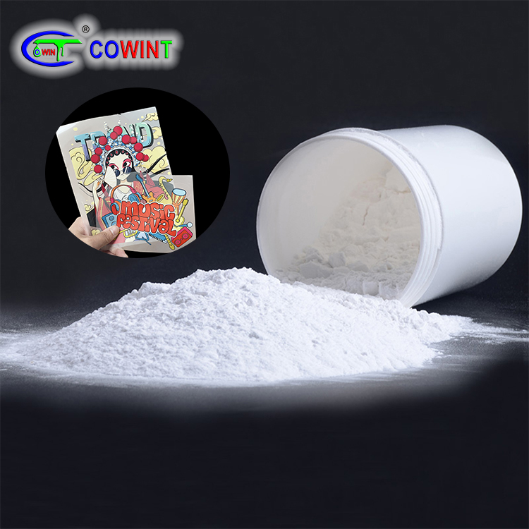 BLACK HOT METAL TPU Powder for DTF Print to anti-sublimation