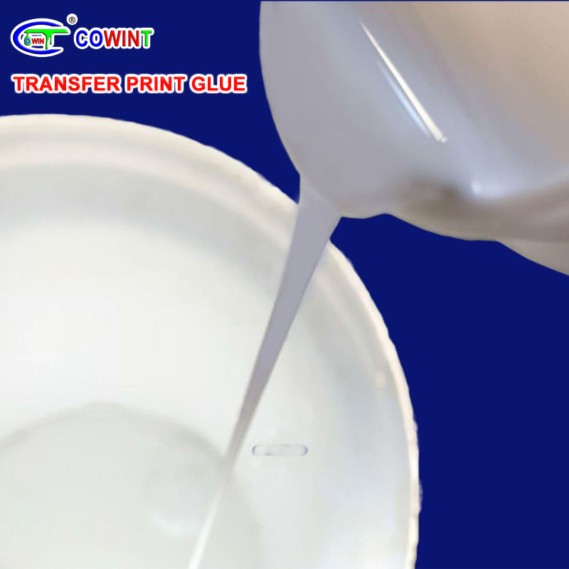 Transfer printing glue