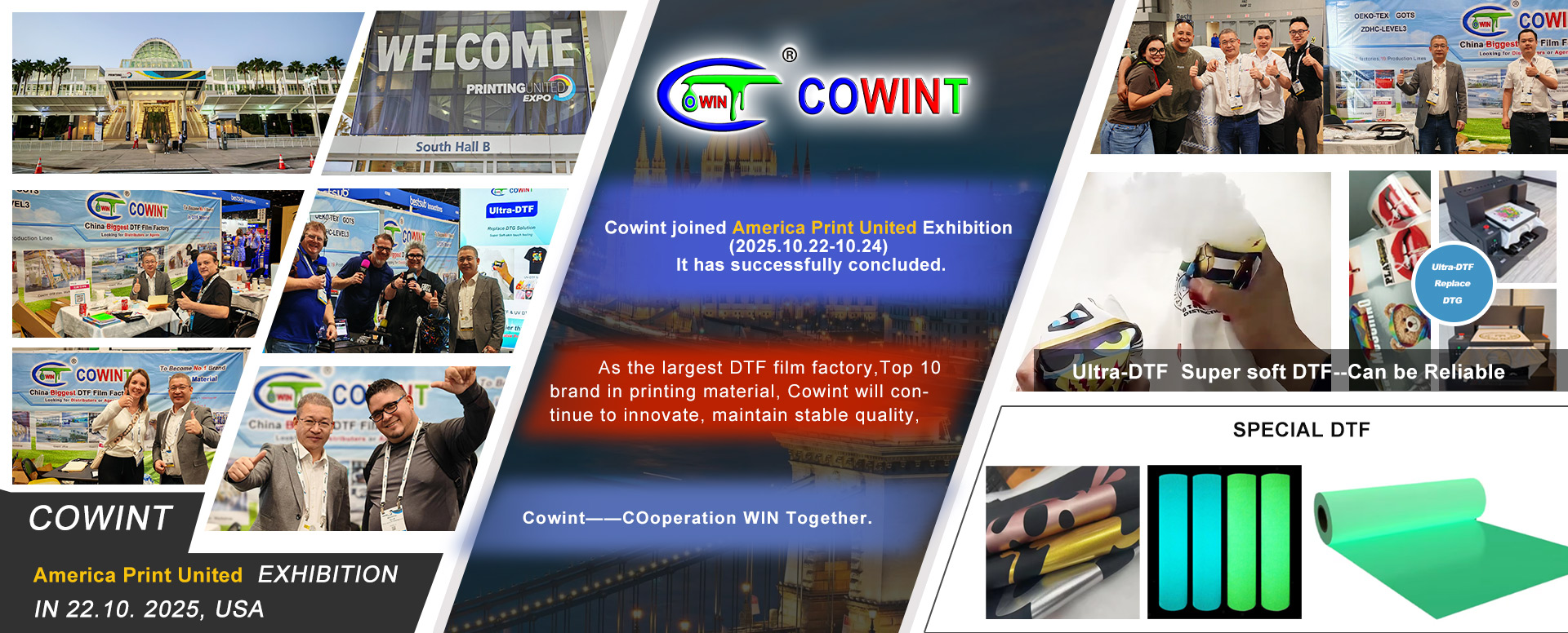 Cowint viscom italy and usa exhibition