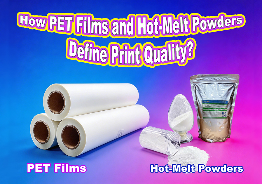 How PET Films and Hot-Melt Powders Define Print Quality？