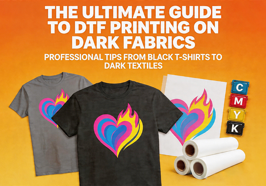 The Ultimate Guide to DTF Printing on Dark Fabrics — Professional Tips from Black T-Shirts to Dark Textiles