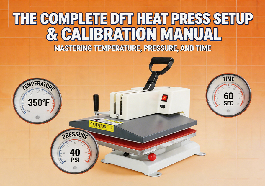 The Complete DTF Heat Press Setup & Calibration Manual — Mastering Temperature, Pressure, and Time