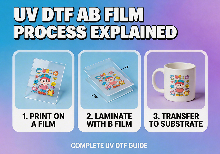 UV DTF AB Film Process Explained
