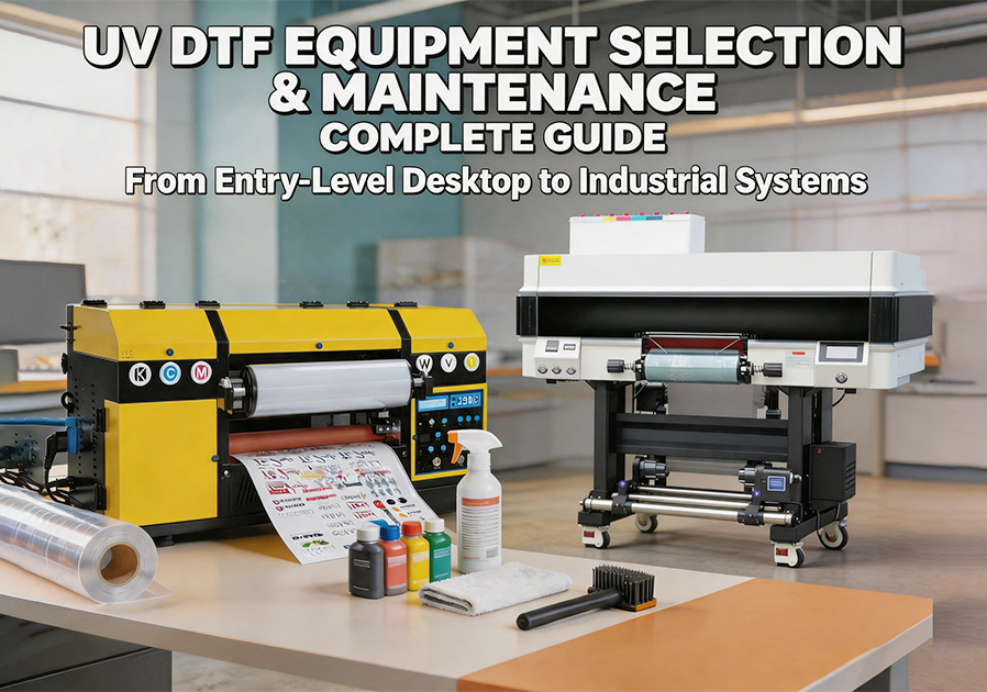 UV DTF Equipment Selection and Maintenance Complete Guide — From Entry-Level Desktop to Industrial Systems