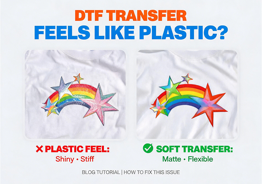 DTF Transfer Feels Like Plastic? The Complete Guide to Soft Hand Feel