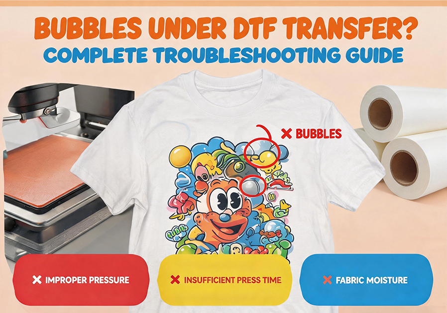 Bubbles Under DTF Transfer? Complete Troubleshooting Guide